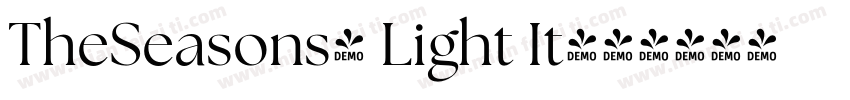 TheSeasons- Light It字体转换